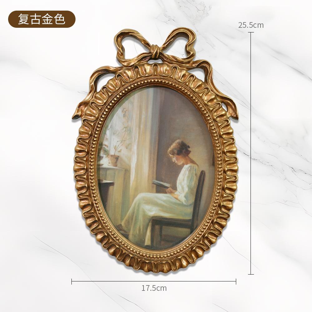 

European retro photo frame living room decorative painting resin photo frame hanging wall background wall decoration photo frame