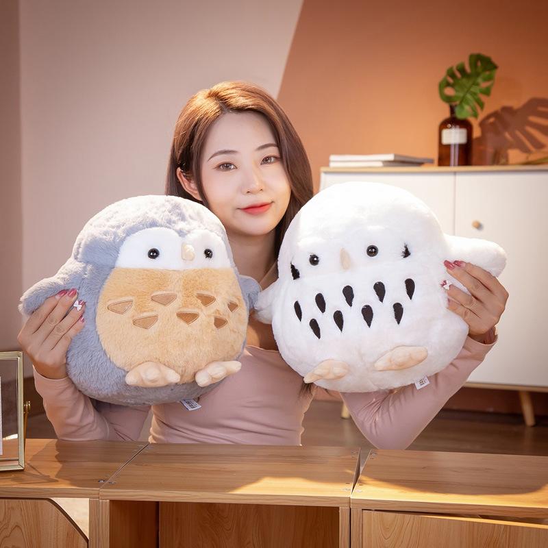 Cute Chubby Owl Doll Plush Toy Owl Doll Children Soothing Rag Doll Girl Birthday Gift