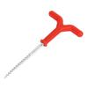 Ice Peg Drill Threaded Stainless Steel Multi Functional Ice Fishing Stake Nail Auger for Tent Shelter