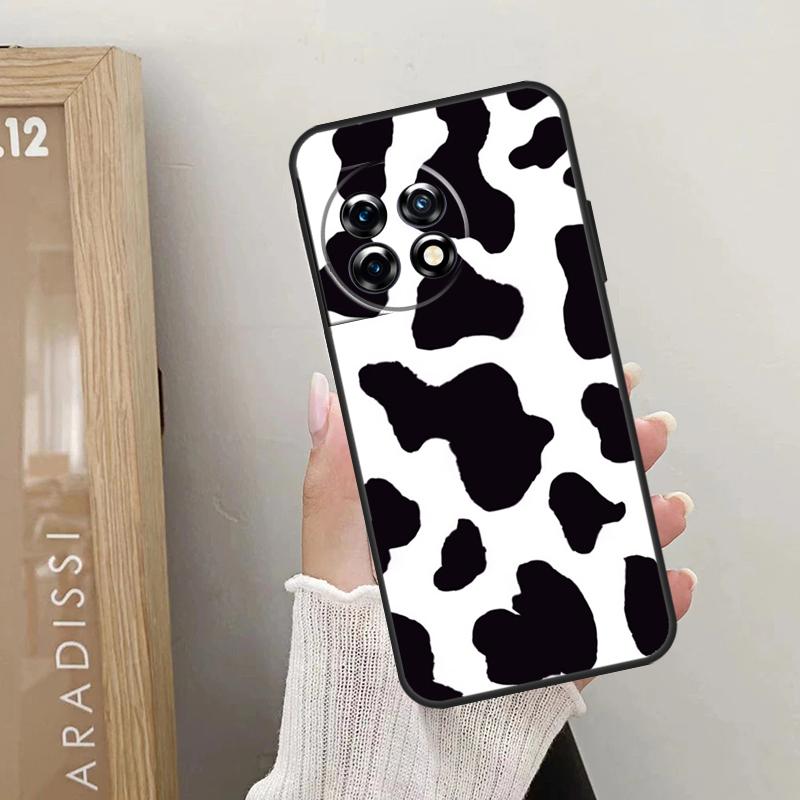 Cow Print Case For OnePlus Nord 5 CE 3 4 Lite N20 N30 OnePlus 13T 13R 12R 10T 10R 10 11 12 13 15 Cover