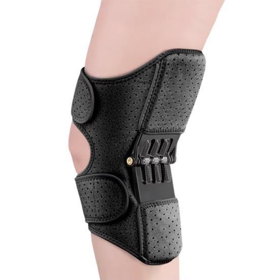 Knee Brace with Spring Support Adjustable Butterfly Wing Straps Breathable Knee Guard Non-slip Knee Protector for Joint Stability Pain Relief