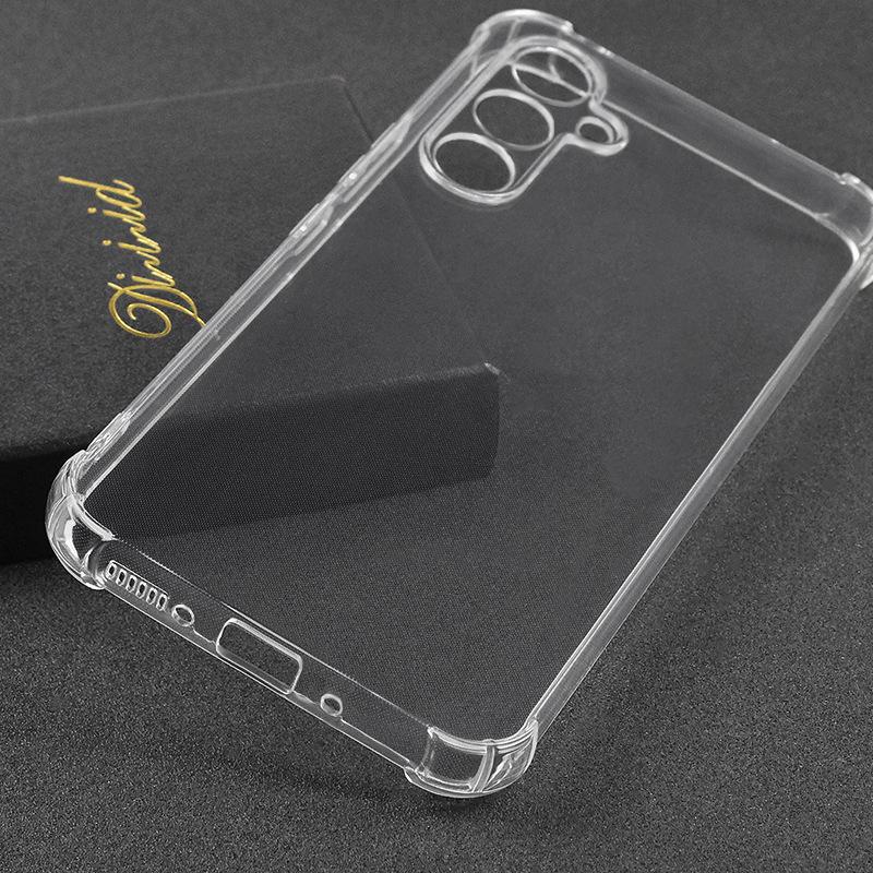 Foreign trade applicable YuSamsung A27 A07 four-corner anti-drop mobile phone case S26FE transparent tpu soft shell material manufacturer