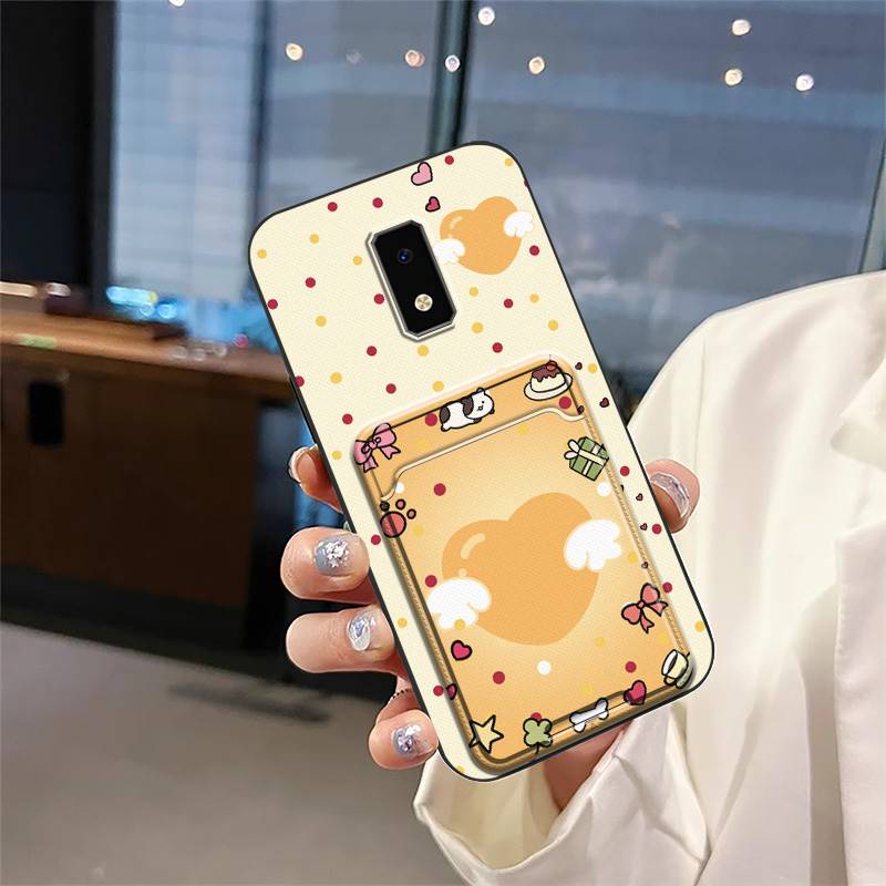 Silicone Soft Case Phone Case For BLU View4 Back Cover Protective Durable Card Bag Shockproof Card Sleeve Card Slot TPU