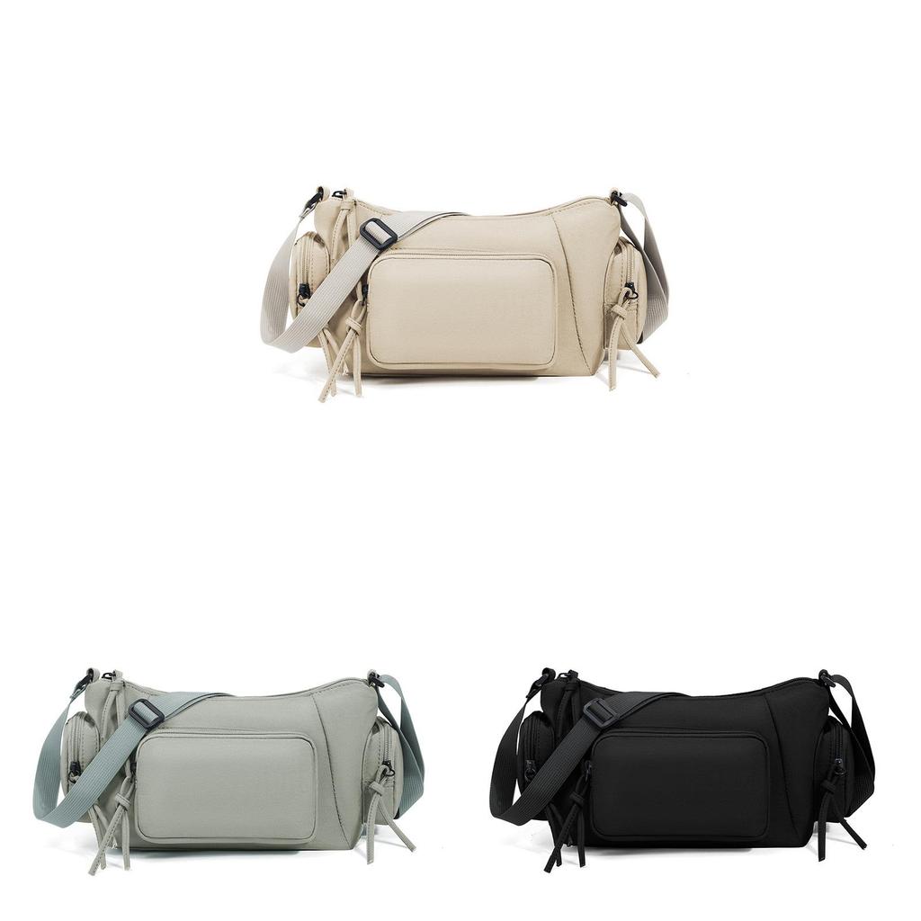 Oxford Fabric Womens Casual Shoulder Bag With Multiple Pockets For Travel And Daily Use