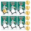 Christmas Party Cartoon Snowman Christmas Tree DIY Raffle Scratch Card Game Card Set