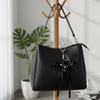 Artistic Ballet Shoe Keychain With Sparkling Star Accent Soft PU Materials Pendant For Women Gift Bag Charm Accessory