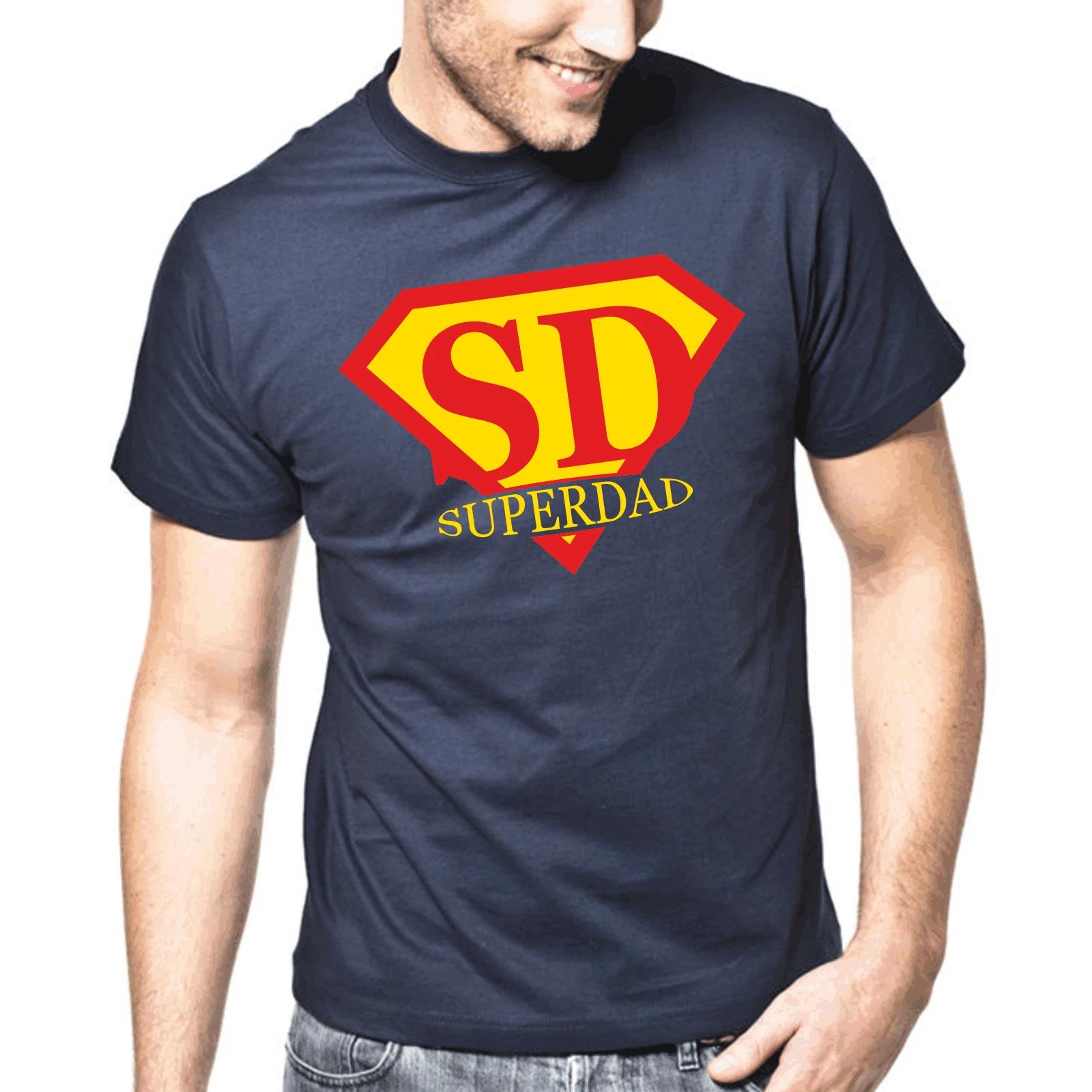 Men s and Women s T-shirts Superdad Superman Dad Dad Sayings Gift Funny Fun Comedy Fun S