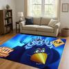 3D Kawaii Grizzy and The Lemmings Cartoon Living Room Non-Slip Area Rug Carpet for Bedroom Playroom Sofa,Home Doormat Gift Kid