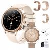 Elegant Gold Smartwatch Phone Calls Menu Pl
