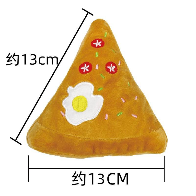 New pet toy burger fries pizza sound toy dog cat grinding teeth to relieve boredom pet supplies
