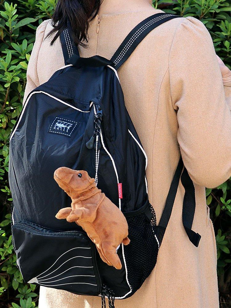 COLORATA Hippopotamus Plush Mascot (Realistic Wild Animalwith Chain) Cute Animal Keychain Doll Gift (Twice Tested)  Christmas Present