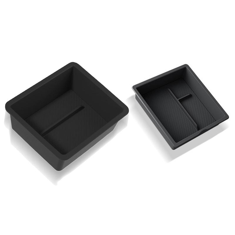 For Tesla New Model Y L Juniper 2026 2025 Center Control Storage Organizer Box Armrest Box Glasses Phone Holder Tray Accessories