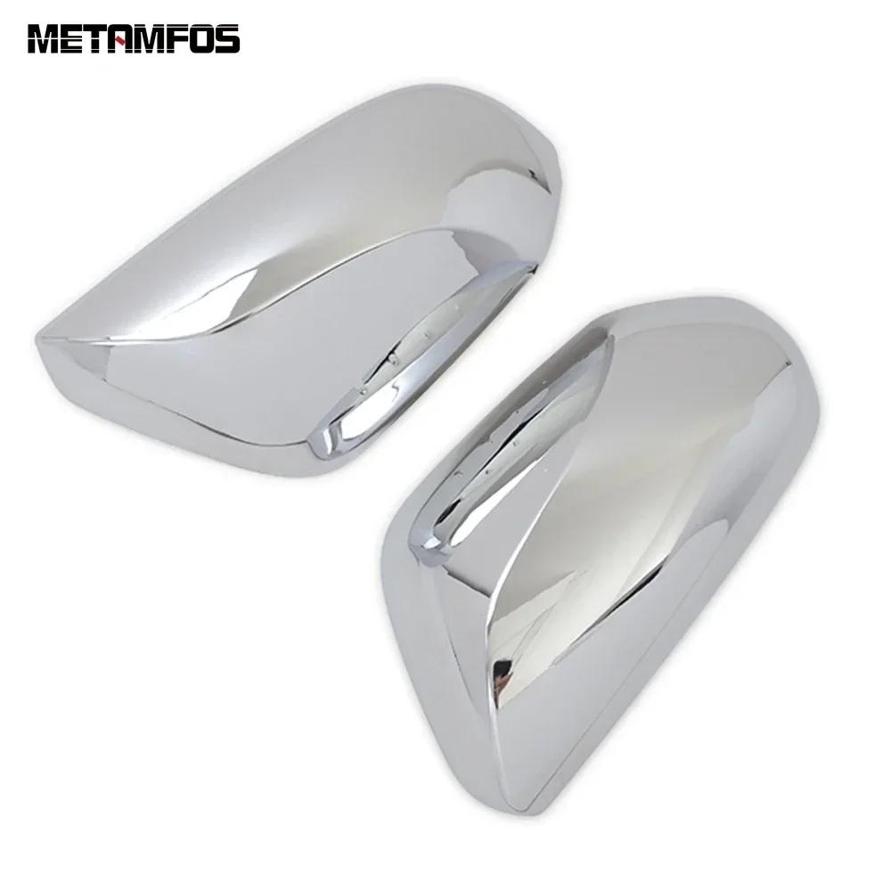 

Rearview Side Mirror Cover Trim For Toyota Camry 2018-2025 2026 CHR 2016- Carbon Fiber Protector Accessories Car Styling ABS Chrome Plastic