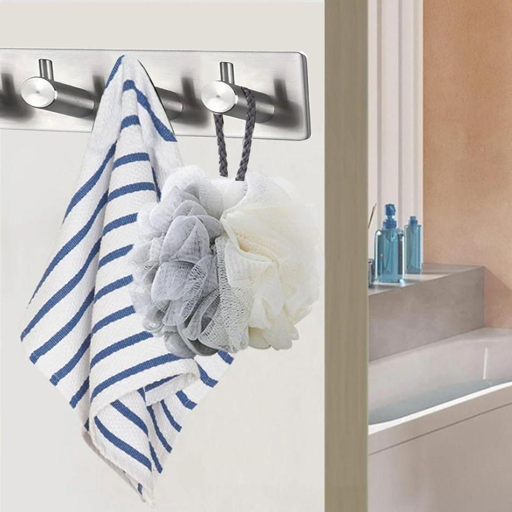Wall Mount Key Hooks 304 Stainless Key Hanger New Key Holder for Kitchen Bedroom Bathroom