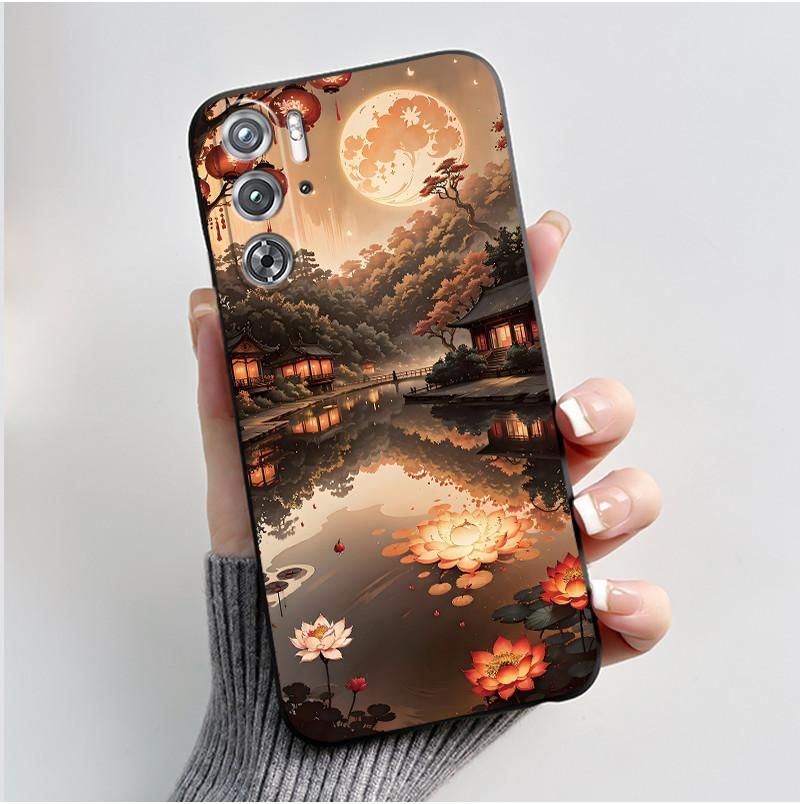 Phone Case For ZTE Nubia Red Magic Redmagic 9 9S Pro Plus 5G Case Cute Love Rabbit Protective Black matte TPU Soft Cover Casing