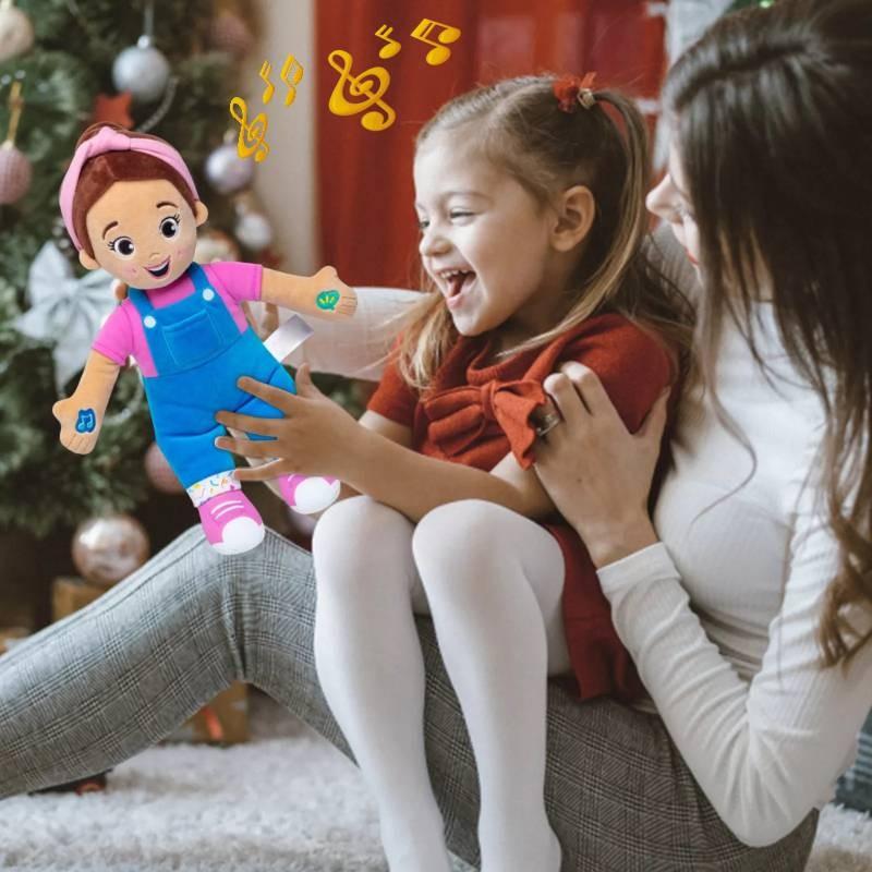 Adorable Ms Rachel Plush Doll Soft Cotton Stuffed Toy For Kids With Comforting Features