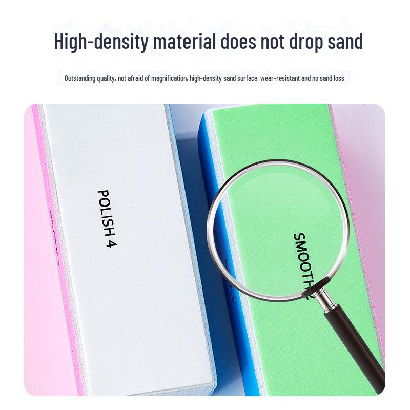 Slefuitor de blocuri de tofu pentru unghii pe patru fețe