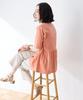 DECOY Cooling and UV Protection Cotton Premium Peplum Orange Pullover, Women's, 491203,