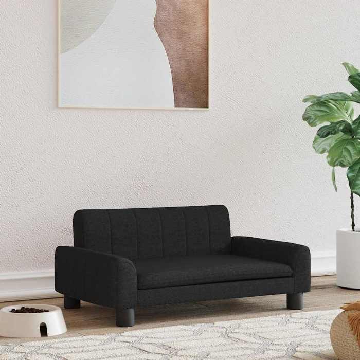 Lit pour chien - VIDAXL - 70x45x30 cm - Noir - Intérieur - Rectangulaire