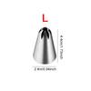 Pastry Stainless Steel Piping Nozzle Cupcakea Fondant Cake Cream Decorating Props 2 Size Available Home Kitchen Baking Tools ZYF