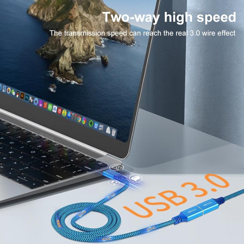 3m USB 3.0 Male to Male 3A Data Wire for Printer/Hard Disk Box/Set-Top Box Extension Cable