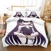 3D Ninomae Inanis holoEN Bedding Set Duvet Cover Sheet Printed Bed Set Pillowcase Bed Full Queen King Size Comforter Bedroom