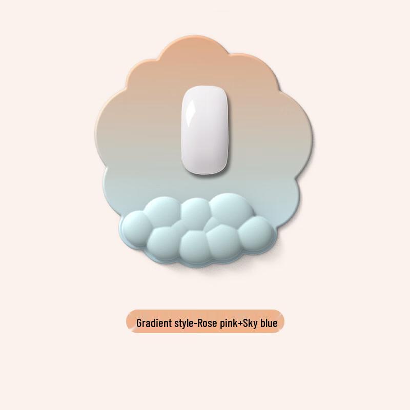 Ergonomic Gradient Cloud Keyboard Wrist Rest & Mouse Pad Set