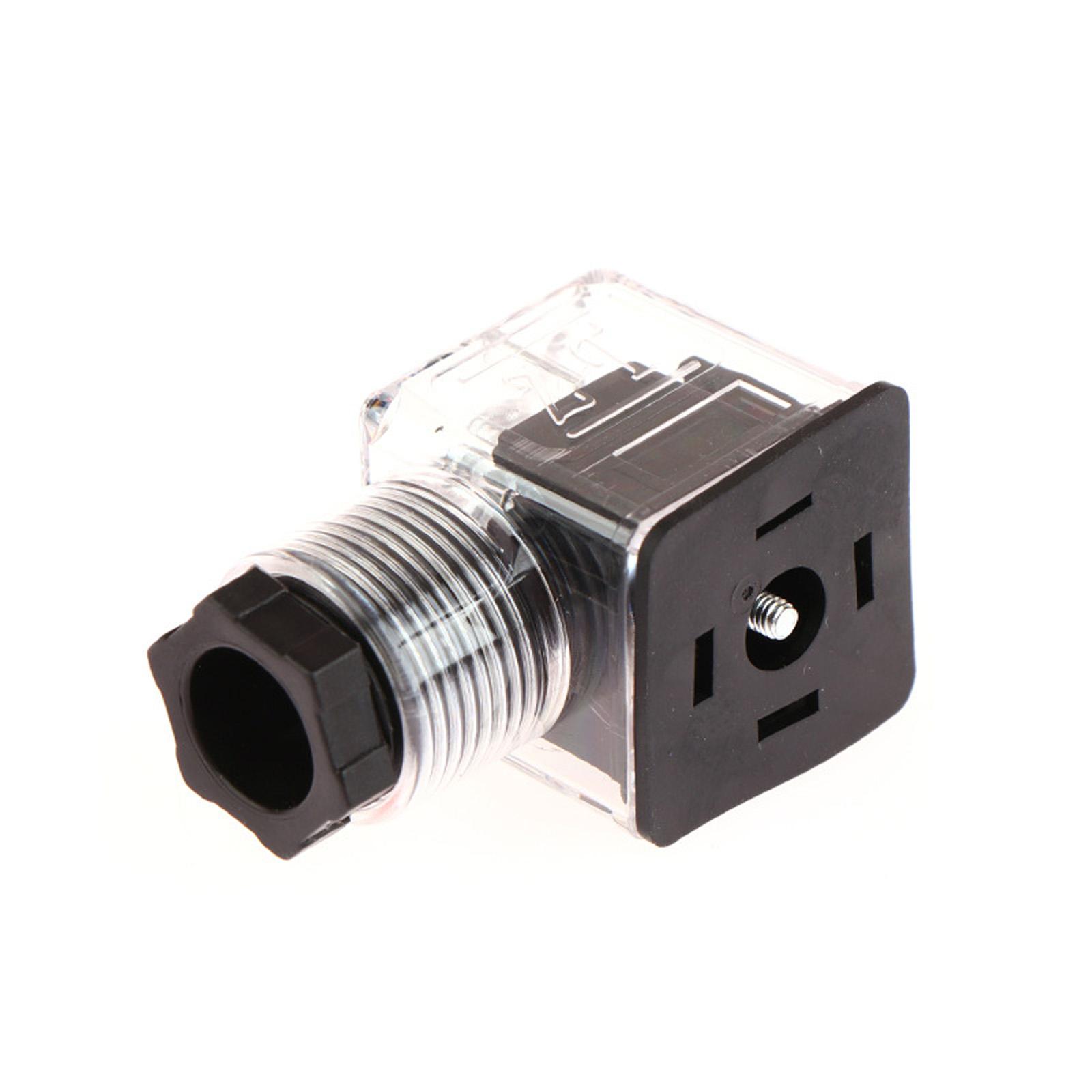 

Heavy Duty Hydraulic Solenoid Valved Adapters Plastic Metal Hybrids Design Solenoid Coil Plug for Tight Space Use 1