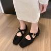 Fashion New Fashion Leopard Print Ballet Flats Women Mary Janes Shoes Brand Designer Buckled Crossover Leisure Comfy Low Heels Shoes