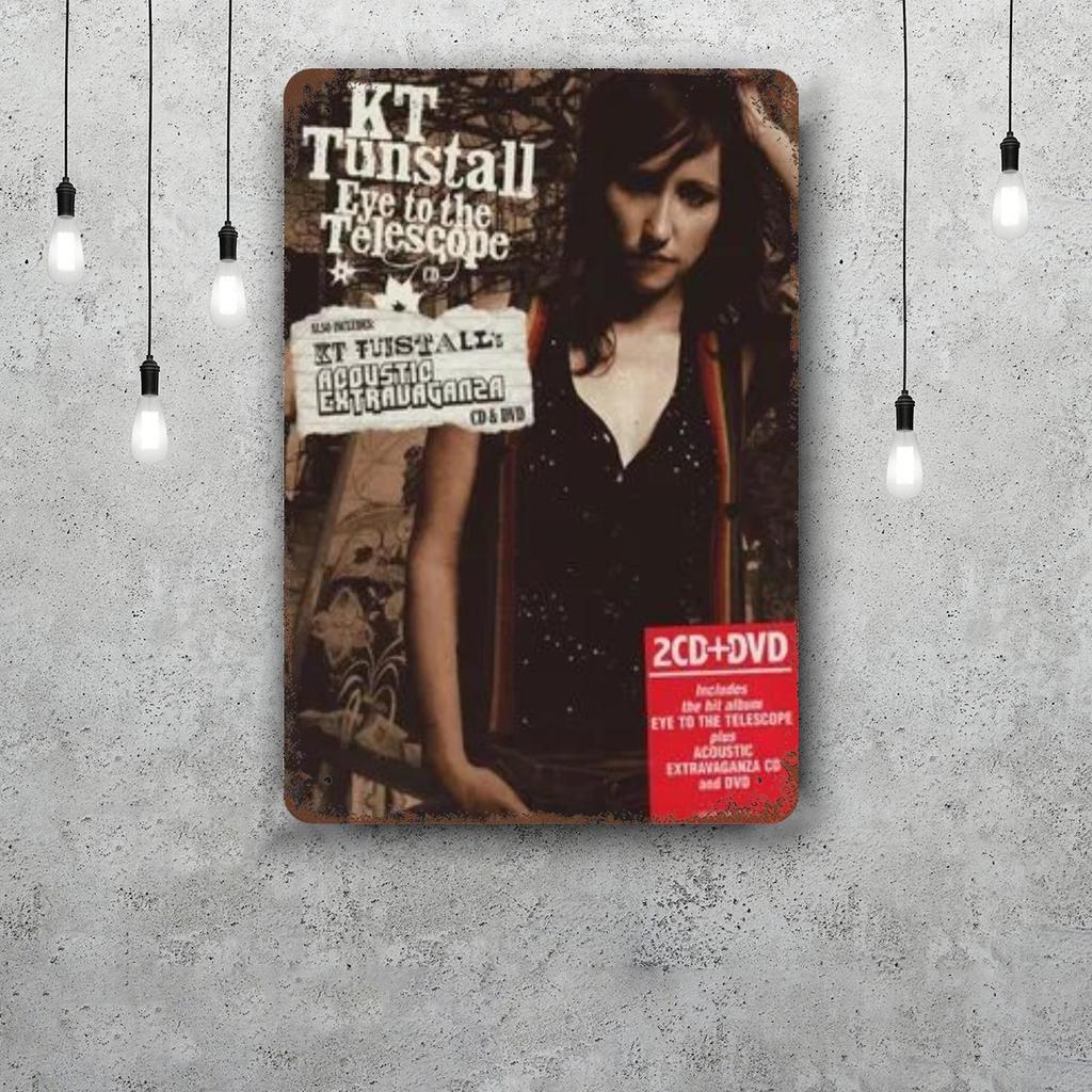 KT Tunstall Metal Signs Wall Decor Vintage Tin Signs Captain Metal Poster Decor for Bar Pub Club Wall Decoration