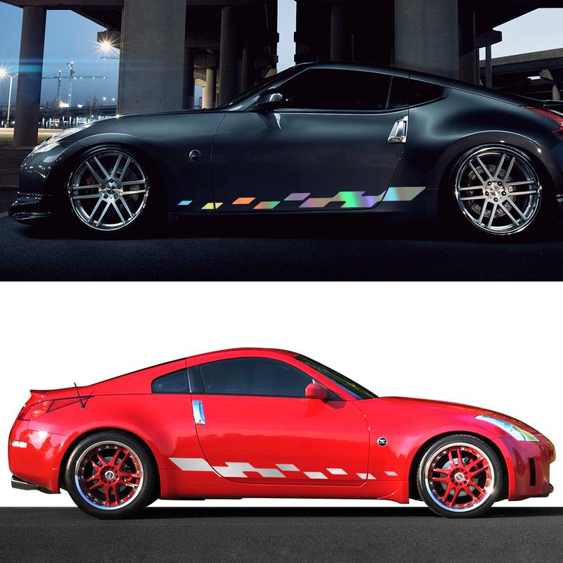 Car Side Stripe Sticker DIY Auto Vinyl Film Decals Tuning Accessories For Nissan 350Z 370Z Z-Cars Fairlady Z33 Z34 Racing Sport