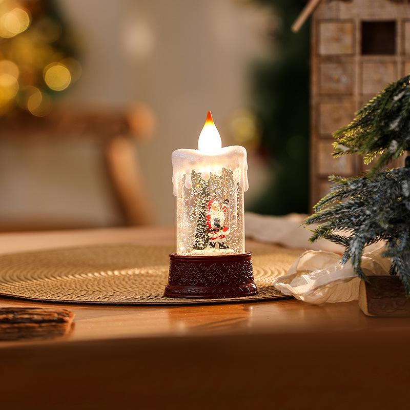 Jul Jultomte Kristall Vindlykta Ornament & Gåva