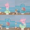 Children's Birthday Candles 0-9 Number Seashell Candles for Cake Toppers Decoration Mermaid Birthday Number Candle for Kids