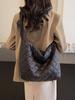 Casual Cotton Shoulder Bag With Standup Pouch For Daily Outings