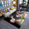 Demon Slayer Hashira Arc Rug Suitable As a Non-slip Mat for the Living Room or Bedroom Sofa