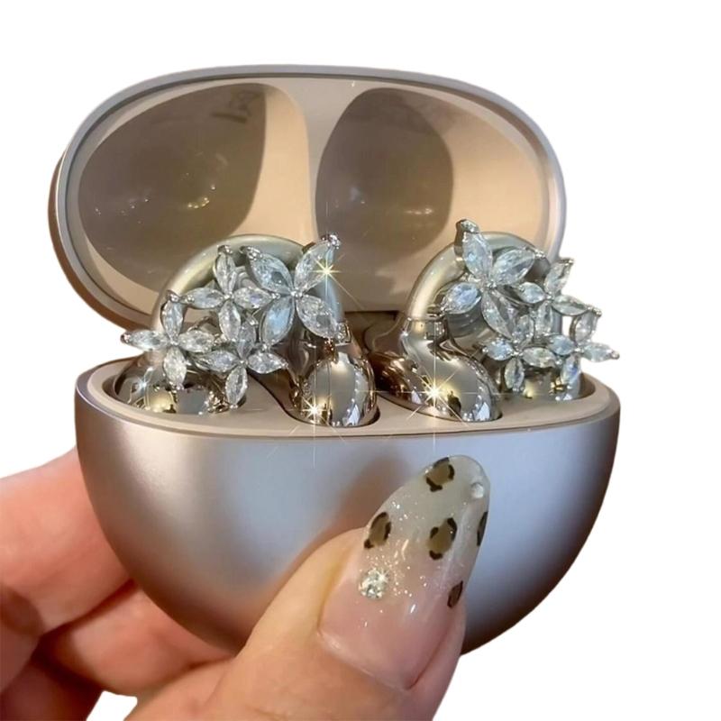 Verstellbarer Kopfhörerclip aus Metall zum Aufstecken – DIY-Dekoration, personalisierbar, passend für die meisten Ohrhörer (4–8 mm)