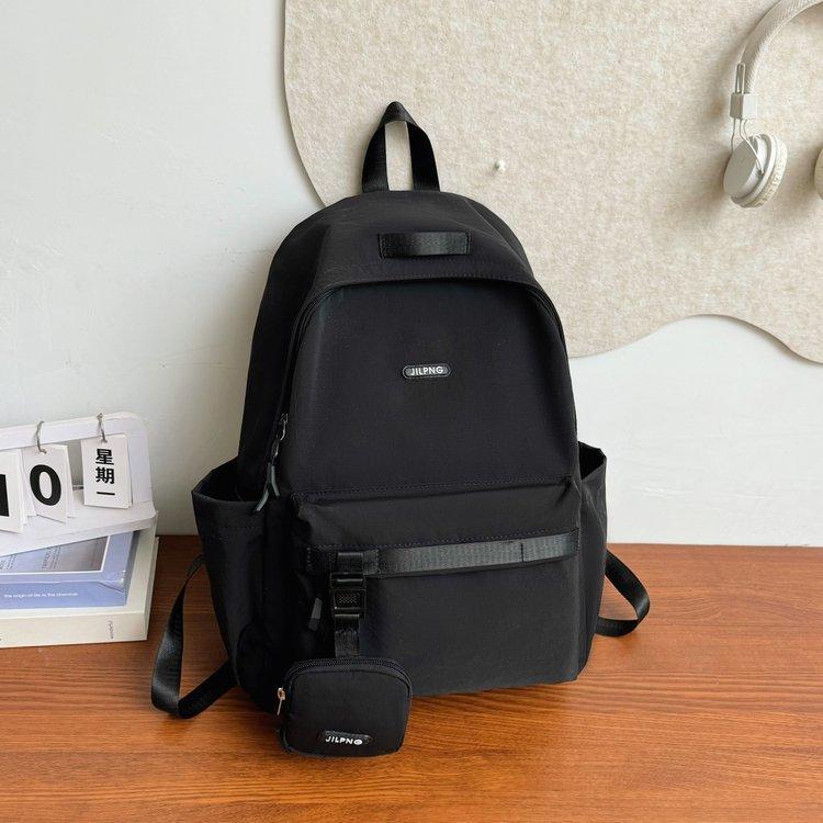 Schoolbag Female Korean Edition Japanese Simple Large Capacity Small Fresh Girl Junior High School Student College Student Backpack