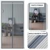 Summer Anti Mosquito Door Curtain Magnetic Screen Door Curtain Mesh Automatic Closing Door Screen Door Netting Kitchen Screen Mesh