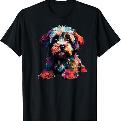 Havanese Puppy Dog Pop Art T Shirt