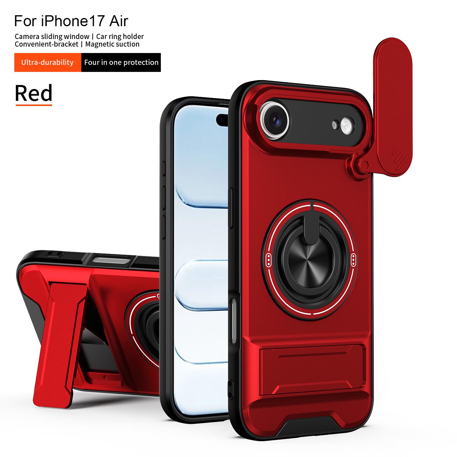 iPhone 17 Pro Max Rotating Stand Case Compatible with iPhone 16 Pro/16 Pro Max 16 Plus красный