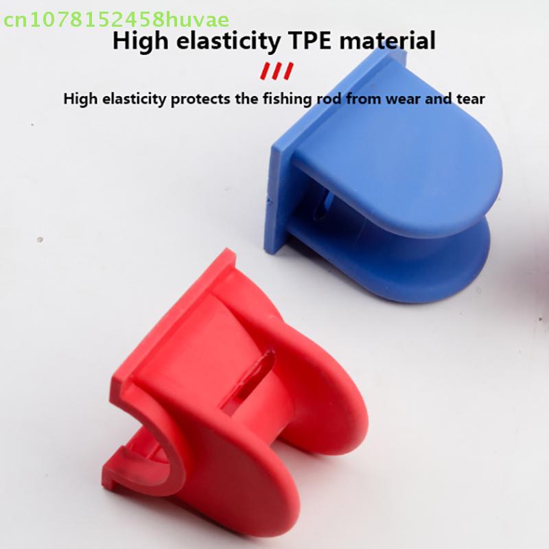 Portable U/A-Shaped Fishing Rod Support TPE Fishing Pole Rack Feeder Pod Stand Rod Holder Gear Accessories for Angling