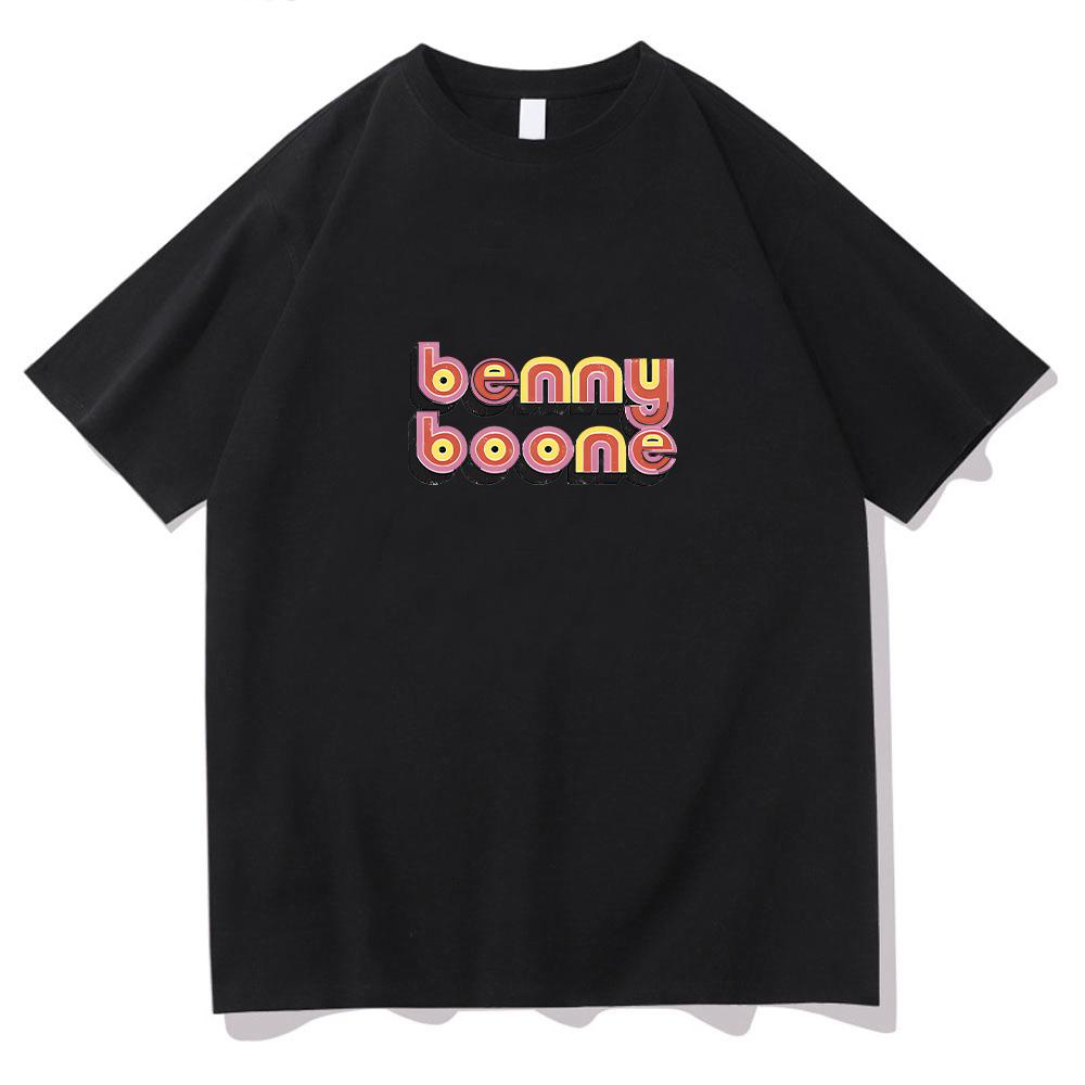 

Benny Boone 70s Tee Benson Boone Vintage Vintage Letter Print Clothes Fan Summer Tee Fan Gift Top Women Men Cotton T Shirts Y2K 4XL