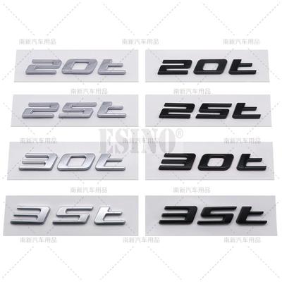 Car Styling 3D ABS Adhesive Emblem 20T 25T 30T 35T Car Body Rear Trunk Badge Auto Accessory for Jaguar XE XF XJ F-Pace F-Type