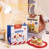 Cute Large Capacity Insulation Lunch Bag Waterproof with Handle Tote Bags Cartoon Lunch Box Bag Student