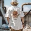 Niedliche Engel Männer Übergroße Baumwoll-T-Shirts Kurzarm Hip Hop Oberteile Für Männermode Sommerkleidung Streetwear O-Ausschnitt T-Shirts