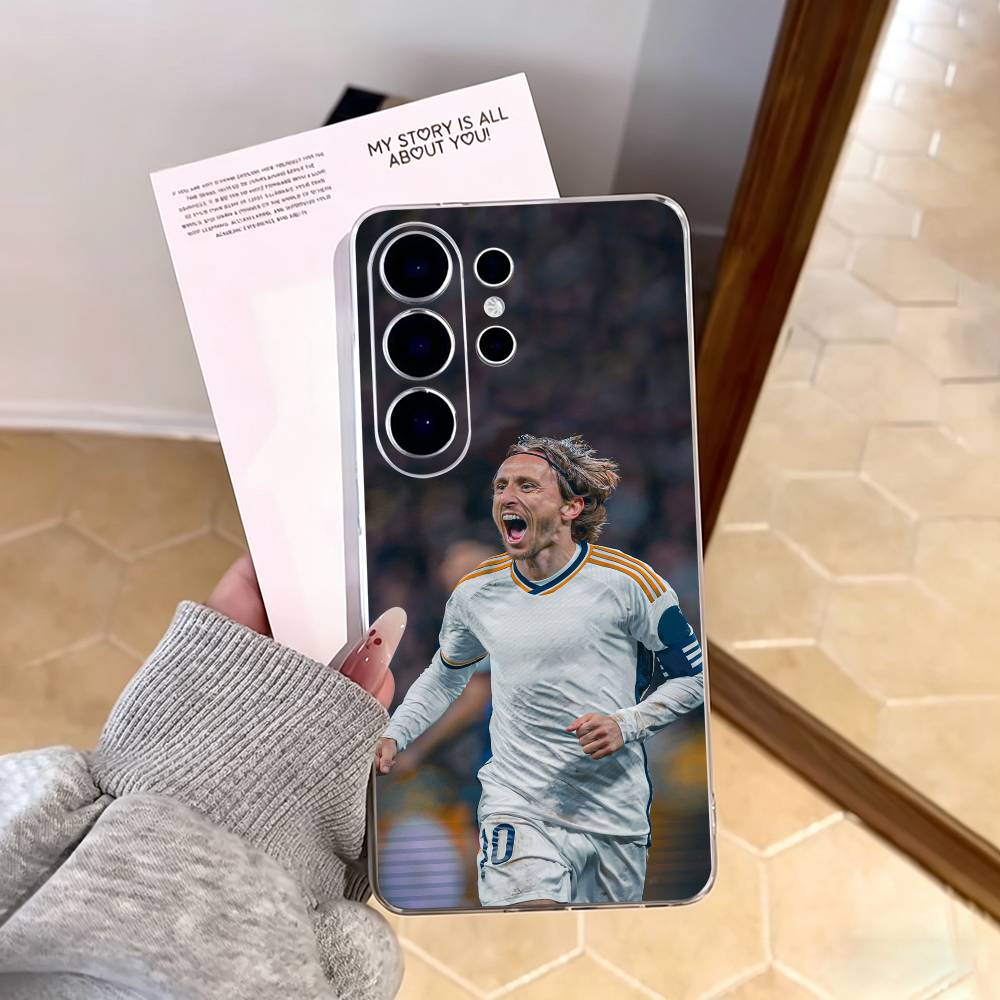 Luka Modric Phone Case For Samsung S25,S24,S21,S22,S23,S30,Ultra,S20,Plus,Fe,Note,10,9,5G Transparent Cover Samsung S225G
