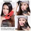 Performance Mittens PU Leather Gloves Ladys Driving Dress Five Finger Gloves Cosplay  Mittens