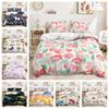Bed Three-Piece Illustration Landscape Animal Quilt Cover 3D Digital Printing Kit