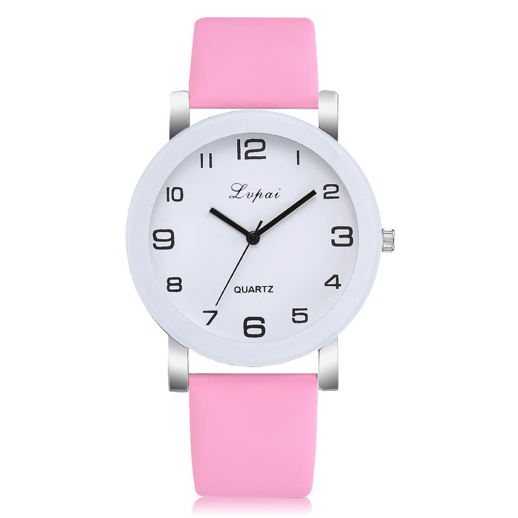 Fashion Simple Leather Watch Women Analog Quartz Wrist Watches