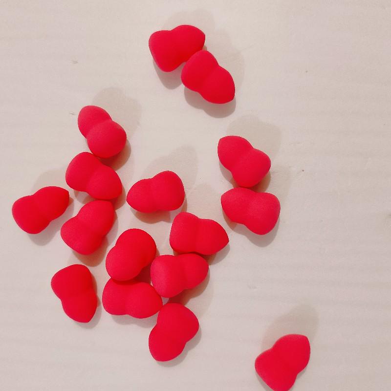 Mini 20x30 Skjønnhetssvamp - Liten Sminkesvamp-pudder for Concealer og Øyesminke